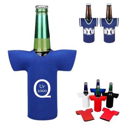 T-Shirt Shaped Beverage Cooler Beer Bottle Cover