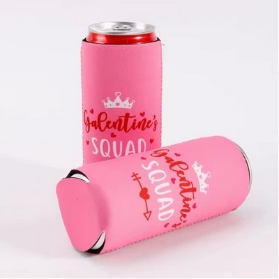 Custom 16 oz Slim Neoprene Can Cooler – Full Color Dye Sublimated Beverage Insulator